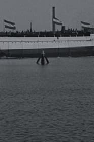 Te water laten van de 'Koningin Regentes' aan de marinewerf, 1900